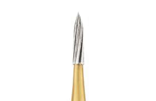 7901 Flame Finishing Burs (10/pack) Friction Grip