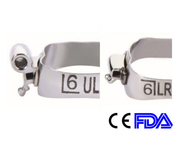 Bands - 1st Molar - Complete Starter Set MBT 22-Slot Nonconvertible With Cleats