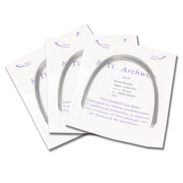 NiTi Super Elastic Orthodontic Arch Wires (10/pack)