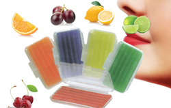 Orthodontic Wax - 5 packs (includes, one lime, one grape, one cherry, one orange, and one lemon)